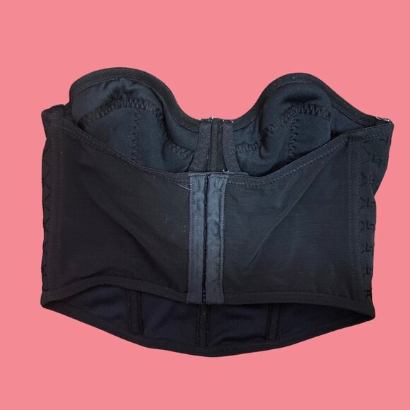 ✨Sculpt & Slay: Primark Black Geometric Strapless Corset Top (32C) - Picture 5 of 8